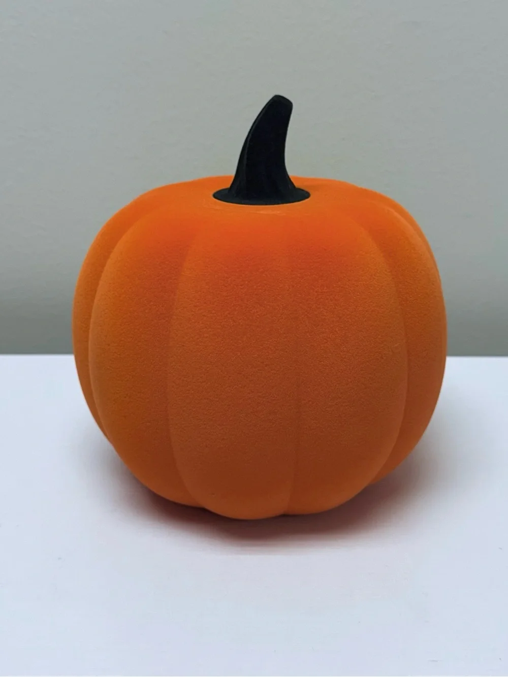 New! Flocked LED Figural Orange Pumpkin - Bullseye's Playground™ 2026